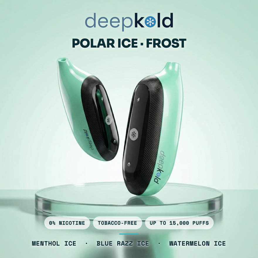 Deepkold Polar Ice Zero Nicotine Disposable Vape